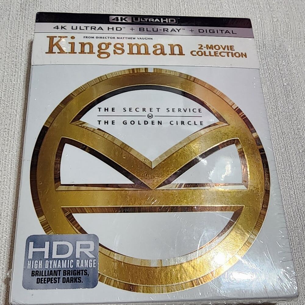 Kingsman 2 movie collection Ultra 4K HD movie + Blu-ray + Digital code